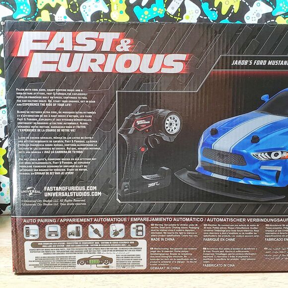 Jada Fast Furious Elite Drift RC Jakob's Ford Mustang GT Remote Control Car 1:10 - Picture 10 of 12